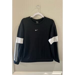 NIKE Unisex Swoosh University Crewneck Sweatshirt Polyester Fleece Line Sz Small